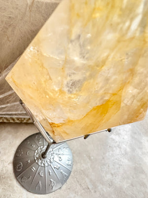 [1113 New Pending] GemGem Crystal NEG Exclusive - Golden Healer Quartz Rhombus <BR>菱形黃金療癒者晶石 - newearthstore