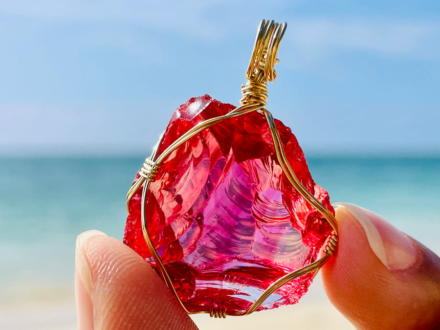 Andaras - Lemurian Dream New Earth Rainbow baby Pendant<BR>列木里亞夢想新地球之彩虹吊墜 - newearthstore
