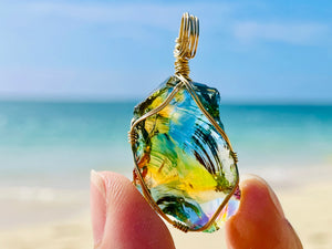 Andaras - Lemurian Dream New Earth Rainbow baby Pendant<BR>列木里亞夢想新地球之彩虹吊墜 - newearthstore