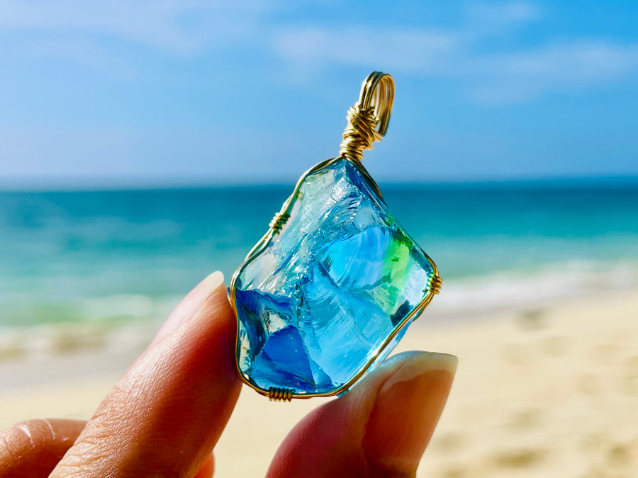 Andaras - Lemurian Dream New Earth Rainbow baby Pendant<BR>列木里亞夢想新地球之彩虹吊墜 - newearthstore