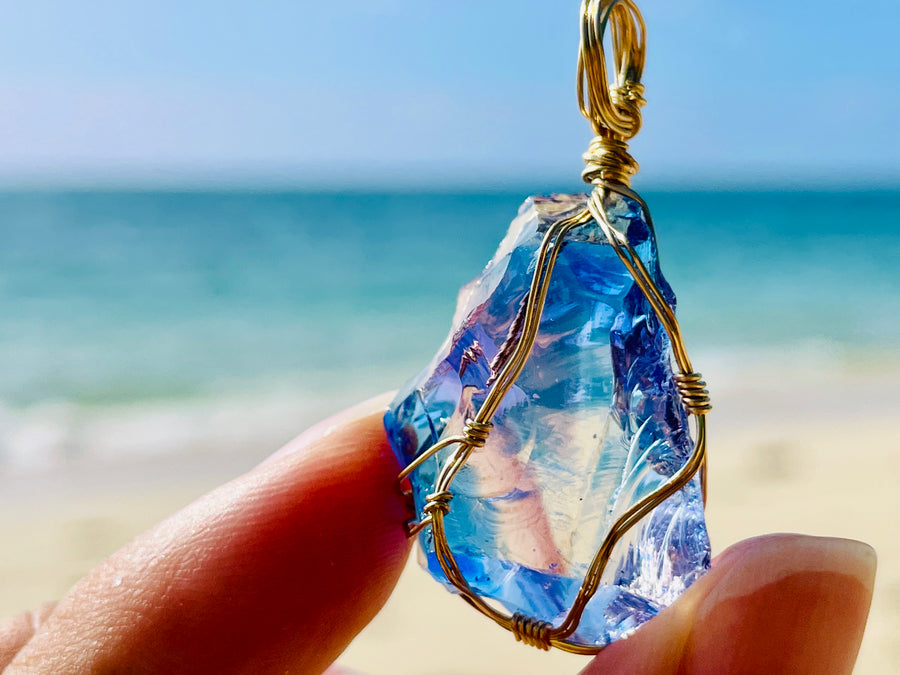 Andaras - Lemurian Dream New Earth Rainbow baby Pendant <BR>列木里亞夢想新地球之彩虹吊墜 - newearthstore