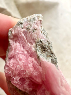 GemGem Crystal NEG Exclusive - Rhodochrosite With Pyrite Crystal Cluster <BR>紅紋石共生黃鐵礦原石 59grams - newearthstore