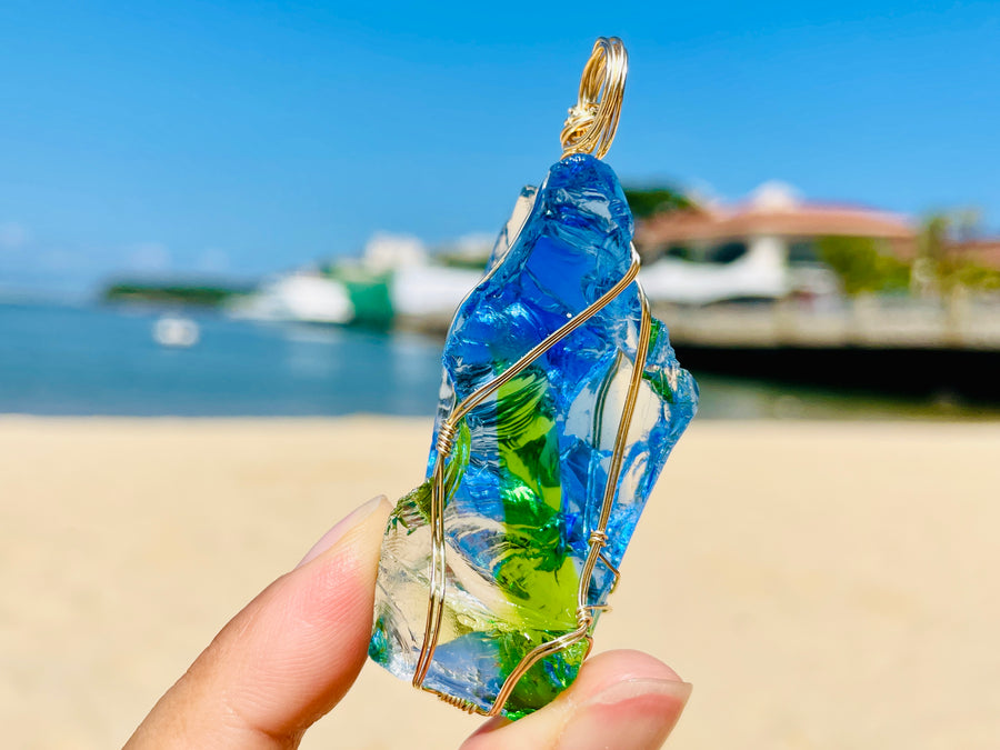 Andaras - MultiDimensional Cosmic Rainbow DNA Activator Pendant - 多維度星際宇宙彩虹基因啟動吊墜 - newearthstore