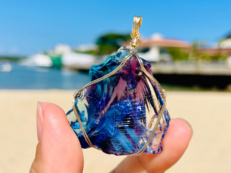 Andaras - MultiDimensional Cosmic Rainbow DNA Activator Pendant - 多維度星際宇宙彩虹基因啟動吊墜 - newearthstore
