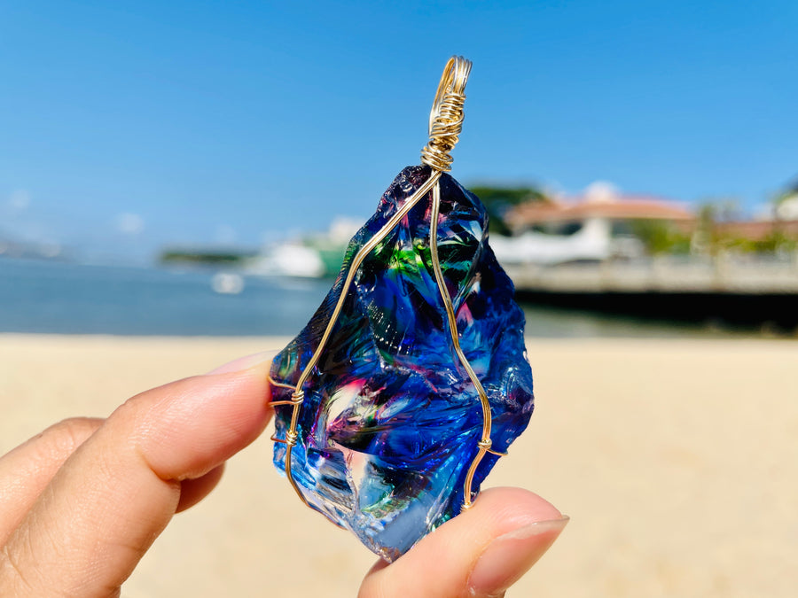 Andaras - MultiDimensional Cosmic Rainbow DNA Activator Pendant - 多維度星際宇宙彩虹基因啟動吊墜 - newearthstore