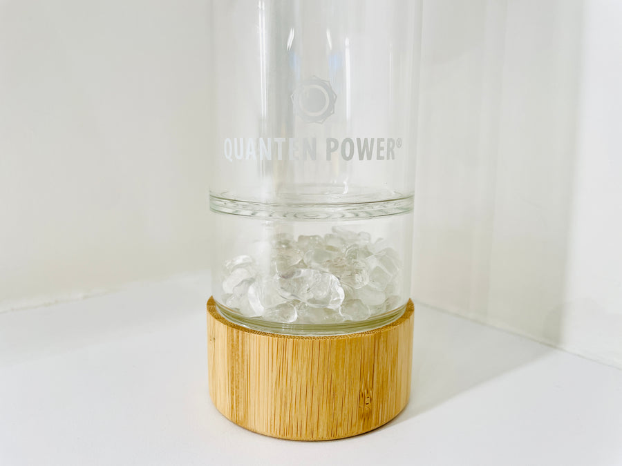 QuantumPower - *** NEW ARRIVAL*** <BR>Energy Tachyonized Crystal Water Bottle with tea strainer insert <BR>超光速次原子粒子水晶能量水瓶 ( 帶茶隔 ) <BR>（ 有現貨 ) - newearthstore