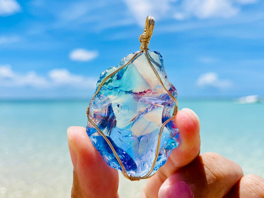 (Pending 0802) Andaras - Lemurian Dream New Earth Rainbow Pendant<BR>列木里亞夢想新地球彩虹吊墜 - newearthstore