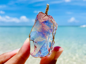 (Pending 0802) Andaras - Lemurian Dream New Earth Rainbow Pendant<BR>列木里亞夢想新地球彩虹吊墜 - newearthstore