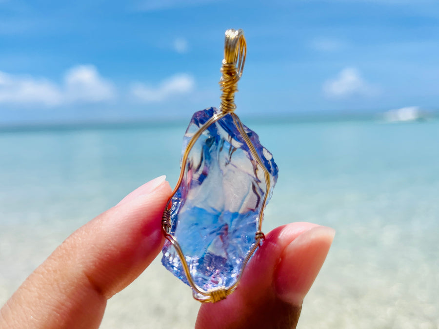 Andaras - Lemurian Dream New Earth Rainbow Pendant<BR>列木里亞夢想新地球彩虹吊墜 - newearthstore