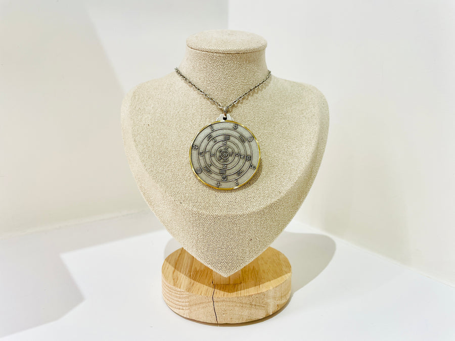 Selfica Jewelry Collection <BR> ATLANTIS SHIELD <BR> 亞特蘭提斯能量盾牌 (黃銅) <BR>(有現貨 ） - newearthstore