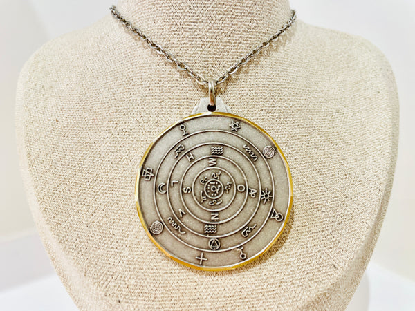 Atlantis Shield Synchronicity Jewelry Collection ATLANTIS SHIELD 亞特蘭提斯能量盾牌 (黃銅) ( 有現貨 ...
