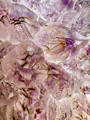 GemGem Crystal NEG Exclusive - Rutilated Amethyst Quartz Cluster <BR>稀有透體紫鈦晶水晶簇 571grams - newearthstore