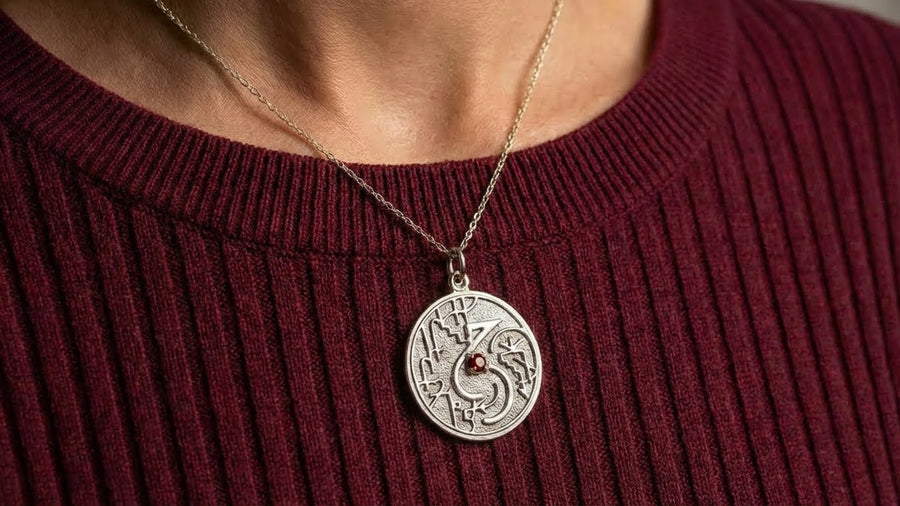 Synchronicity Jewelry Collection <BR>  SILVER FEMININE PENDANT <BR> 神聖陰性能量吊墜(銀) ( Pre Order 接受預購 : 截數日為每個月的 15 號 ) ( *因全人手製作，預購時間最少 2-3個月 )