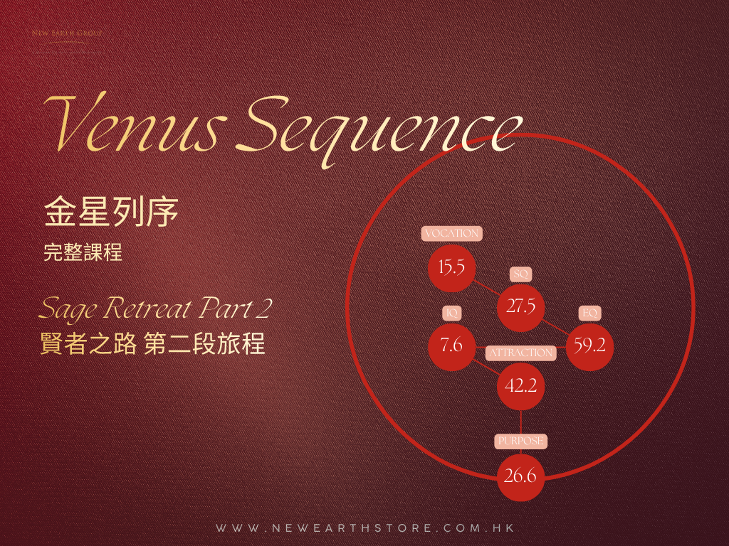 Sage Retreat Part 2 賢者之路 第二段旅程 - Venus Sequence 金星列序  (Part A)