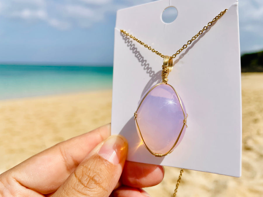 Andaras - Divine Mother / New Earth Pink Andara Polish Pendant <BR>  罕有神聖母親 / 新地球粉紅色吊墜 - newearthstore