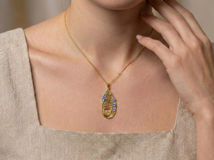 Selfic Circuit Collection <BR>  ASTRA COMMUNICATION CIRCUIT PENDANT <BR> ASTRA 溝通電路吊墜 ( Pre Order 接受預購 : 截數日為每個月的 15 號 ) ( *因全人手製作，預購時間最少 2-3個月 ) - newearthstore