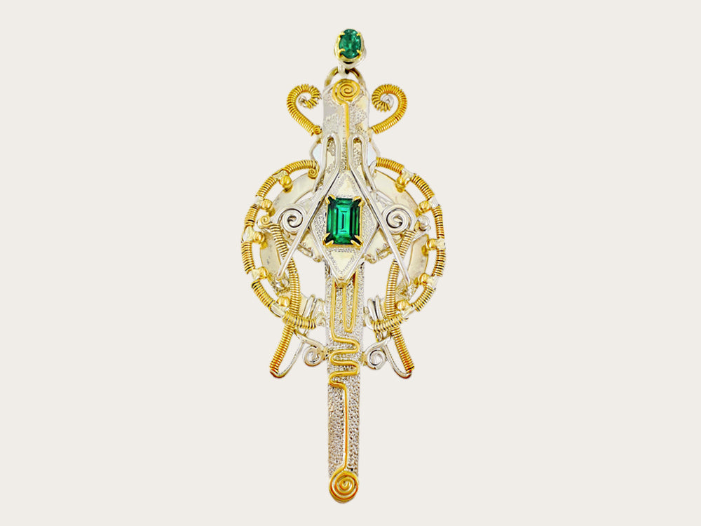 Selfic Circuit Collection <BR>  THOT HARMONY CIRCUIT <BR> 托特內在和諧迴路吊墜 ( Pre Order 接受預購 : 截數日為每個月的 15 號 ) ( *因全人手製作，預購時間最少 2-3個月 )