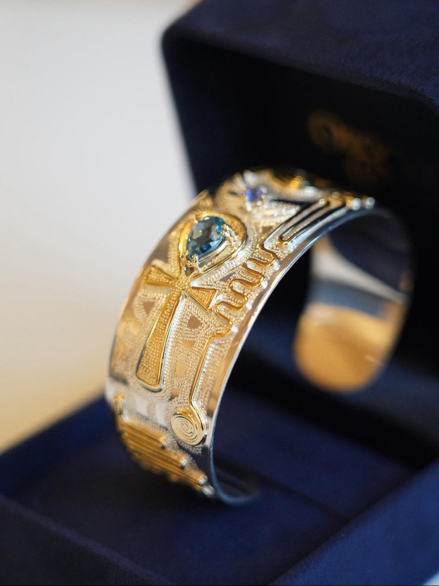 Selfic Circuit Jewelry Collection <BR>  三大功能手鐲 <BR>  3 Circuit Multi Bracelet with Ankh <BR>   ( Pre Order 接受預購 : 截數日為每個月的 15 號 ) ( *因全人手製作，預購時間最少 2-3個月 )