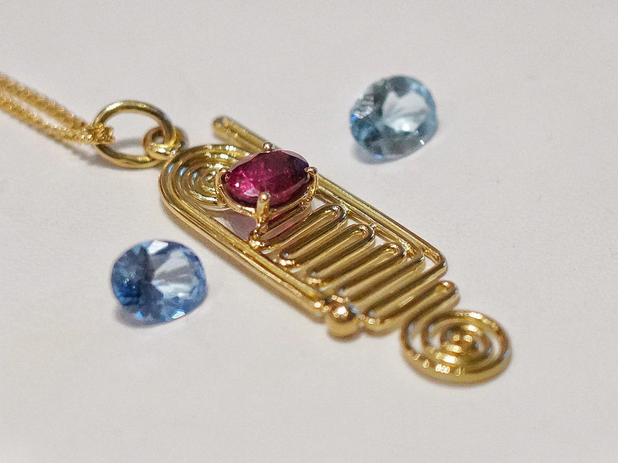 Selfic Circuit Collection <BR>  BASTET COMUNICATION CIRCUIT PENDANT <BR> BASTET 溝通電路吊墜 ( Pre Order 接受預購 : 截數日為每個月的 15 號 ) ( *因全人手製作，預購時間最少 2-3個月 )