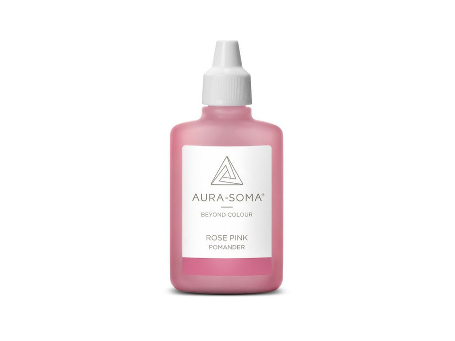 Aura-Soma Rose Pink Pomander<BR>玫瑰粉紅色波曼德 25ml <BR>（ 11月中到貨 Pre Order 接受預購 ) - newearthstore