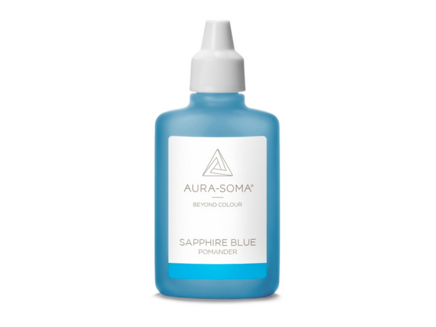 Aura-Soma Sapphire Blue Pomander<BR>藍色波曼德 25ml - newearthstore