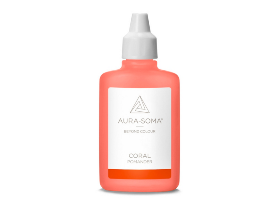 Aura-Soma Coral Pomander<BR>珊瑚色波曼德 25ml - newearthstore
