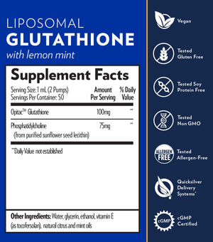 Liposomal Glutathione 穀胱甘肽 - newearthstore