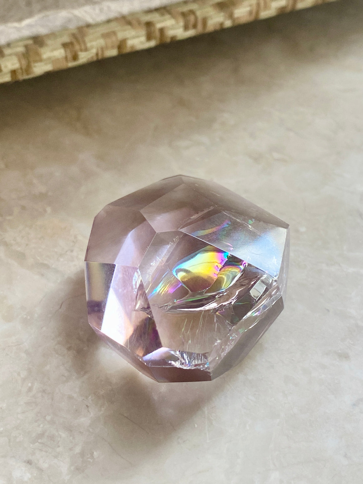 Rainbow Amtrine Freefrom Crystal <BR> 極透體爆彩虹紫黃晶 25 grams - newearthstore