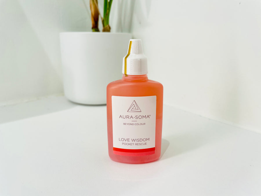 Aura Soma - Pocket Rescue 便攜平衡油 <BR> Love Wisdom Rescue 智慧與愛 25mL（ 有現貨 ) - newearthstore