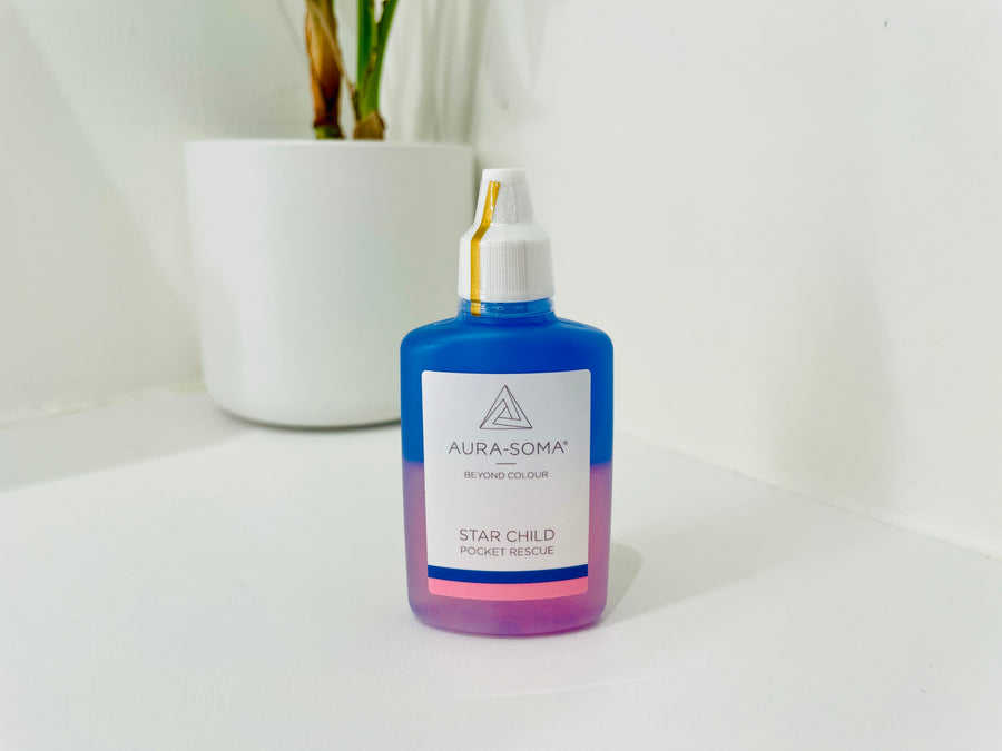 Aura Soma - Pocket Rescue 便攜平衡油 <BR> Star Child Rescue 星星小孩  25mL（ 有現貨 ) - newearthstore