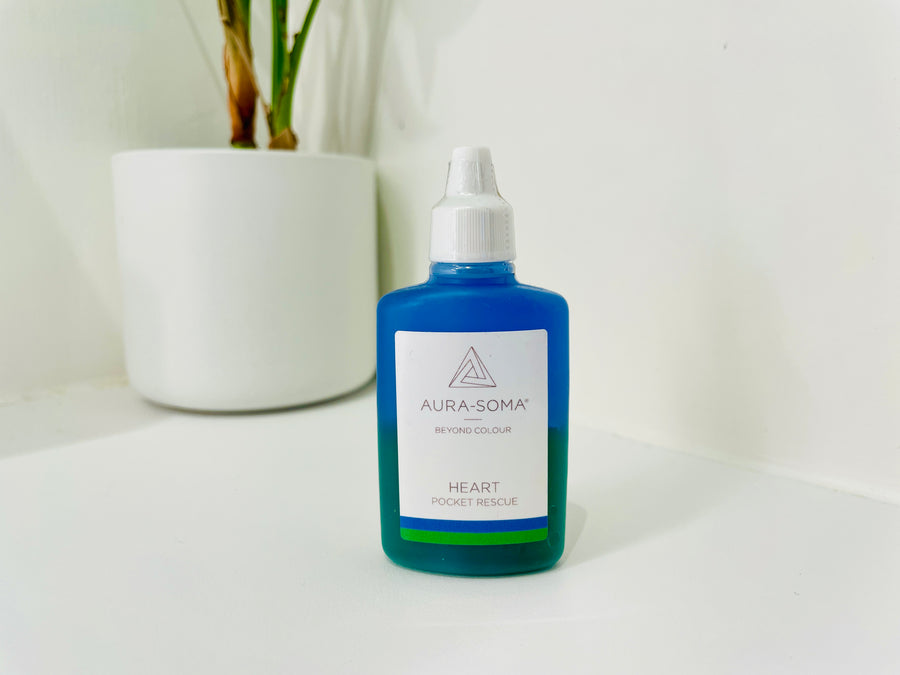 Aura Soma - Pocket Rescue 便攜平衡油 <BR> Heart Rescue 愛和真理的心 25mL（ Pre Order 接受預購 ） - newearthstore