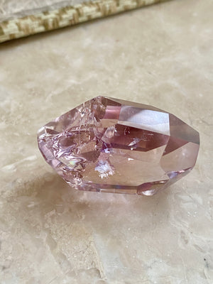 GemGem Crystal NEG Exclusive - Amtrine Rainbow Freeform <BR> 極透體彩虹紫黃晶 28 grams - newearthstore