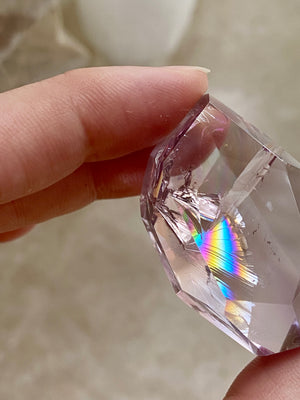 GemGem Crystal NEG Exclusive - Amtrine Rainbow Freeform <BR> 極透體彩虹紫黃晶 28 grams - newearthstore