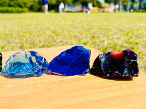(0218 new pending )Andaras - Rainbow Lightbody Chakra Set 7 Pieces <BR> 彩虹光體脈輪水晶啟動 230grams - newearthstore