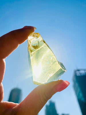 (0218 new pending )Andaras - Rainbow Lightbody Chakra Set 7 Pieces <BR> 彩虹光體脈輪水晶啟動 230grams - newearthstore