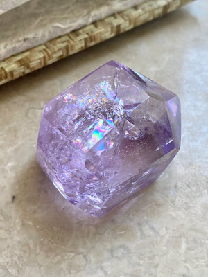 GemGem Crystal NEG Exclusive - Purple Azeztulite<BR>紫色彩虹阿賽斯特萊晶石 - newearthstore