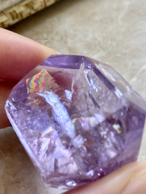 GemGem Crystal NEG Exclusive - Purple Azeztulite<BR>紫色彩虹阿賽斯特萊晶石 - newearthstore