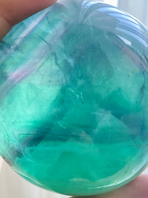 GemGem Crystal x NEG Exclusive Collection - Layered Fluorite sphere <BR> 紫藍綠色千層螢石共生礦物水晶球 651 grams - newearthstore