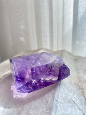 GemGem Crystal x NEG Exclusive Collection - Purple Azeztulite freeform <BR> 紫色阿賽斯特萊水晶 102 grams - newearthstore