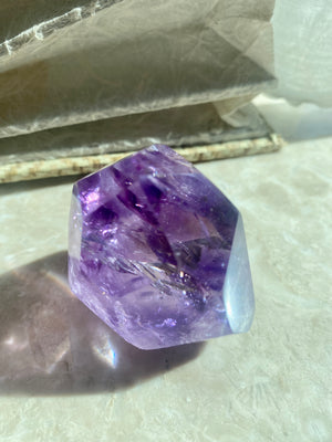 GemGem Crystal x NEG Exclusive Collection - Purple Azeztulite freeform <BR> 紫色阿賽斯特萊水晶 120 grams - newearthstore