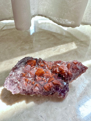 GemGem Crystal - Auralite Super 23 Crystal Cluster <BR> 極光23水晶簇 114 grams - newearthstore