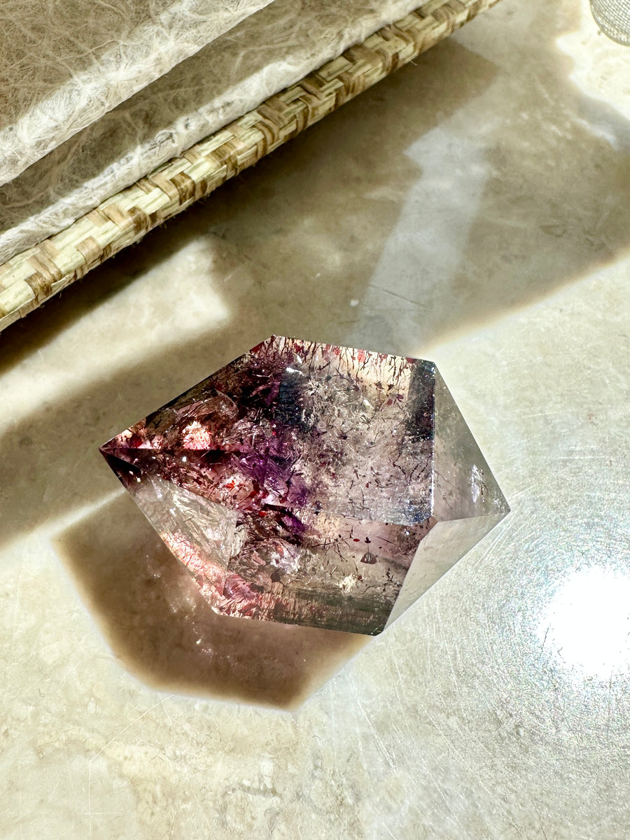 GemGem Crystal - Double Point Super Seven <BR> 超級七雙尖晶石 35 grams - newearthstore