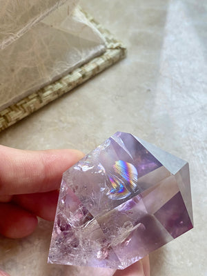 GemGem Crystal NEG Exclusive - Purple Azeztulite <BR> 紫色阿賽斯特萊水晶 97 grams - newearthstore