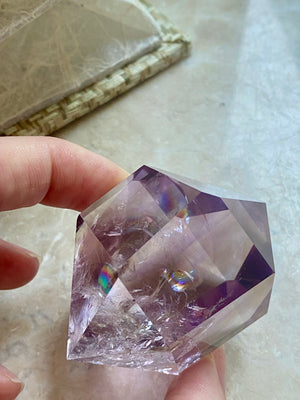 GemGem Crystal NEG Exclusive - Purple Azeztulite <BR> 紫色阿賽斯特萊水晶 97 grams - newearthstore