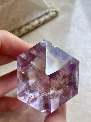 GemGem Crystal NEG Exclusive - Purple Azeztulite <BR> 紫色阿賽斯特萊水晶 97 grams - newearthstore