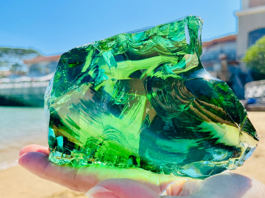 Andaras - Emerald Green Gaia Light Altar Piece 綠寶石蓋亞之光 - newearthstore