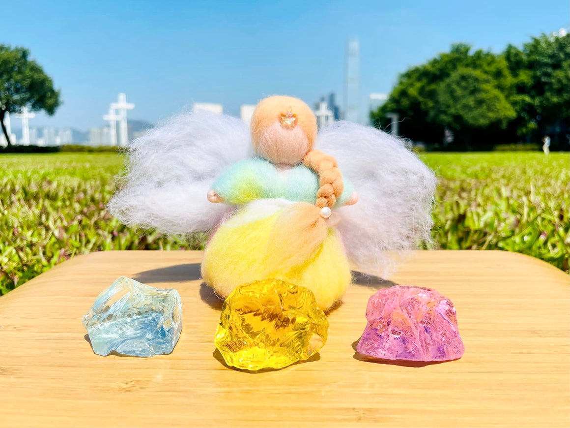 (1017 New pending ) Andara - New Earth Three Fold Flame with Angel Activation Set <BR> 新地球三火焰天使啟動 C 131 grams - newearthstore