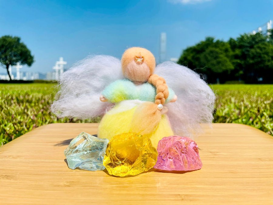 (1017 New pending ) Andara - New Earth Three Fold Flame with Angel Activation Set <BR> 新地球三火焰天使啟動 C 131 grams - newearthstore
