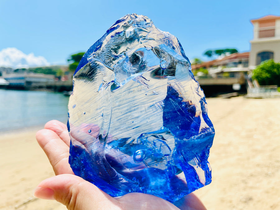 Andaras - Elestial Sapphire Archangel Michael <BR> 大天使米高至尊藍寶石 501 grams - newearthstore