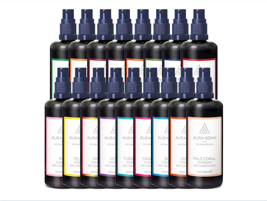 Aura Soma Pomanders Air Conditioner Full Set  (100ml x 17 bottles) - newearthstore